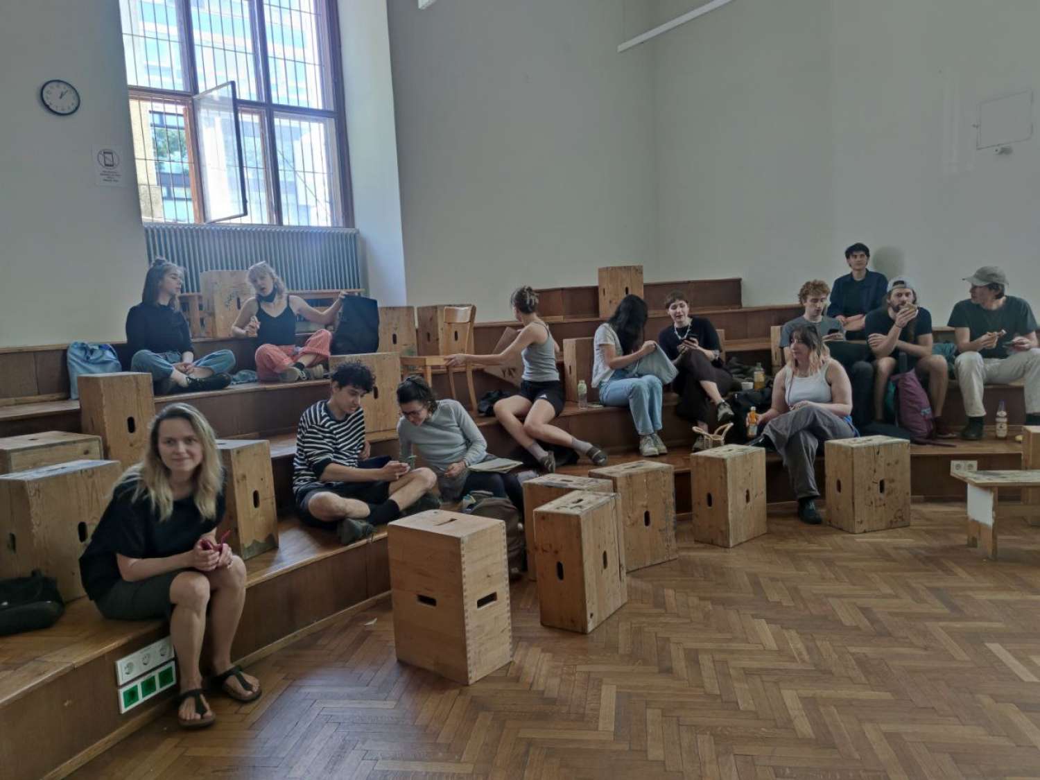 Artist talk by Lucy Ivanova in the Academy of Fine Arts in Vienna. Photo 3