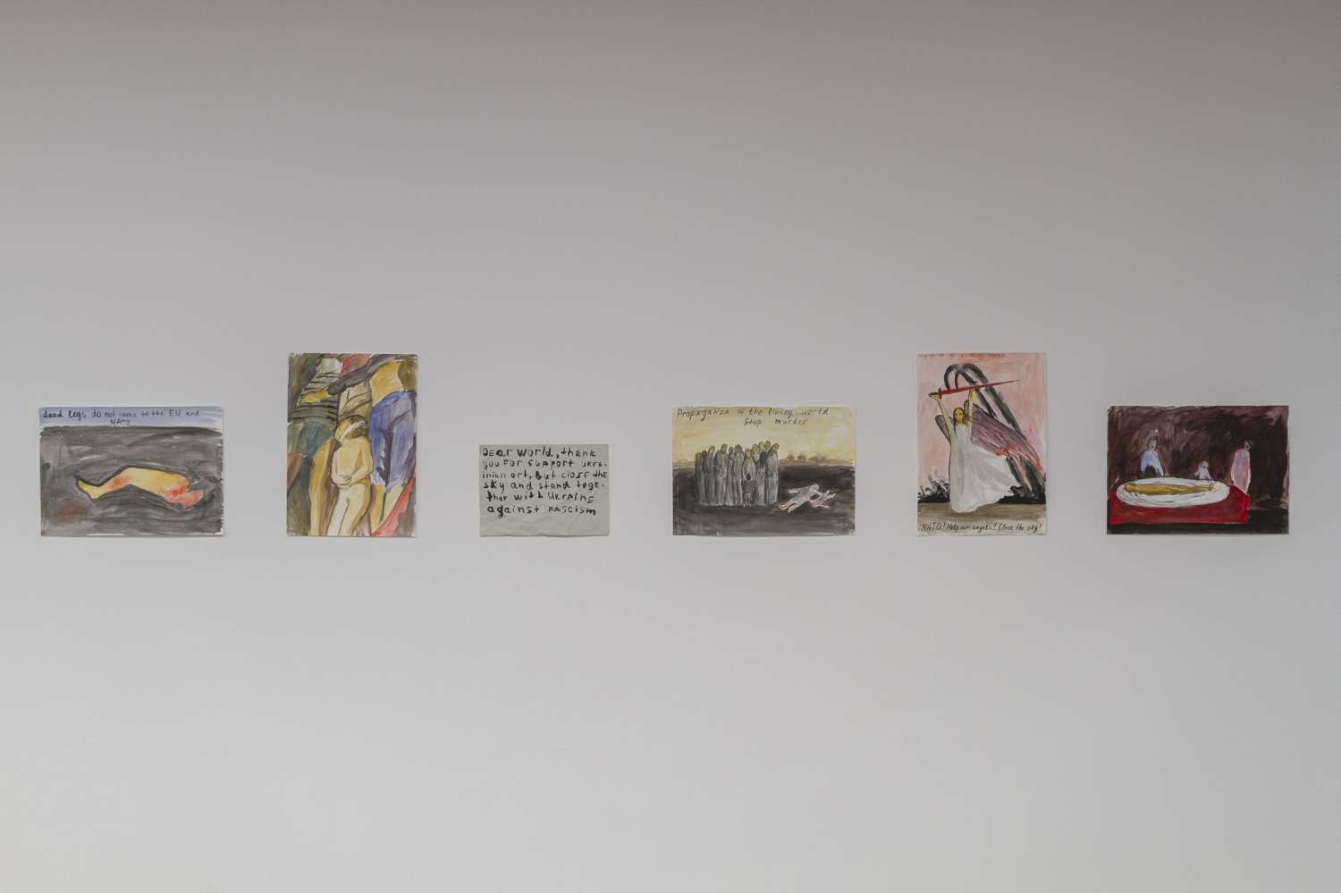 Kateryna Lysovenko with a solo exhibition 'Cemetry Garden' in Galeria Arsenal. Photo 5