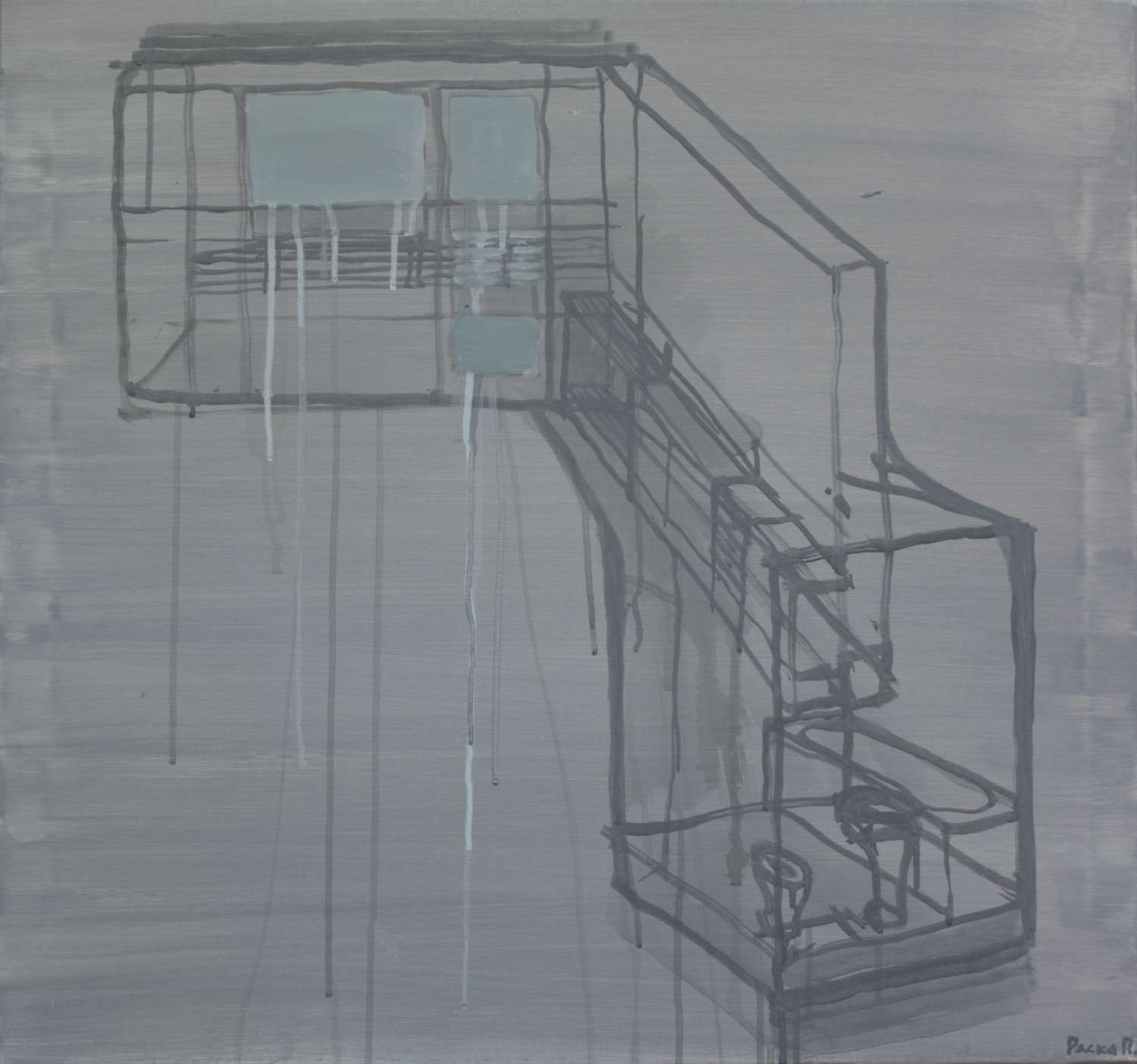 , ACCORDING TO HANNA SHE THINKS WELL WHEN LOOKING AT PLAIN CONCRETE