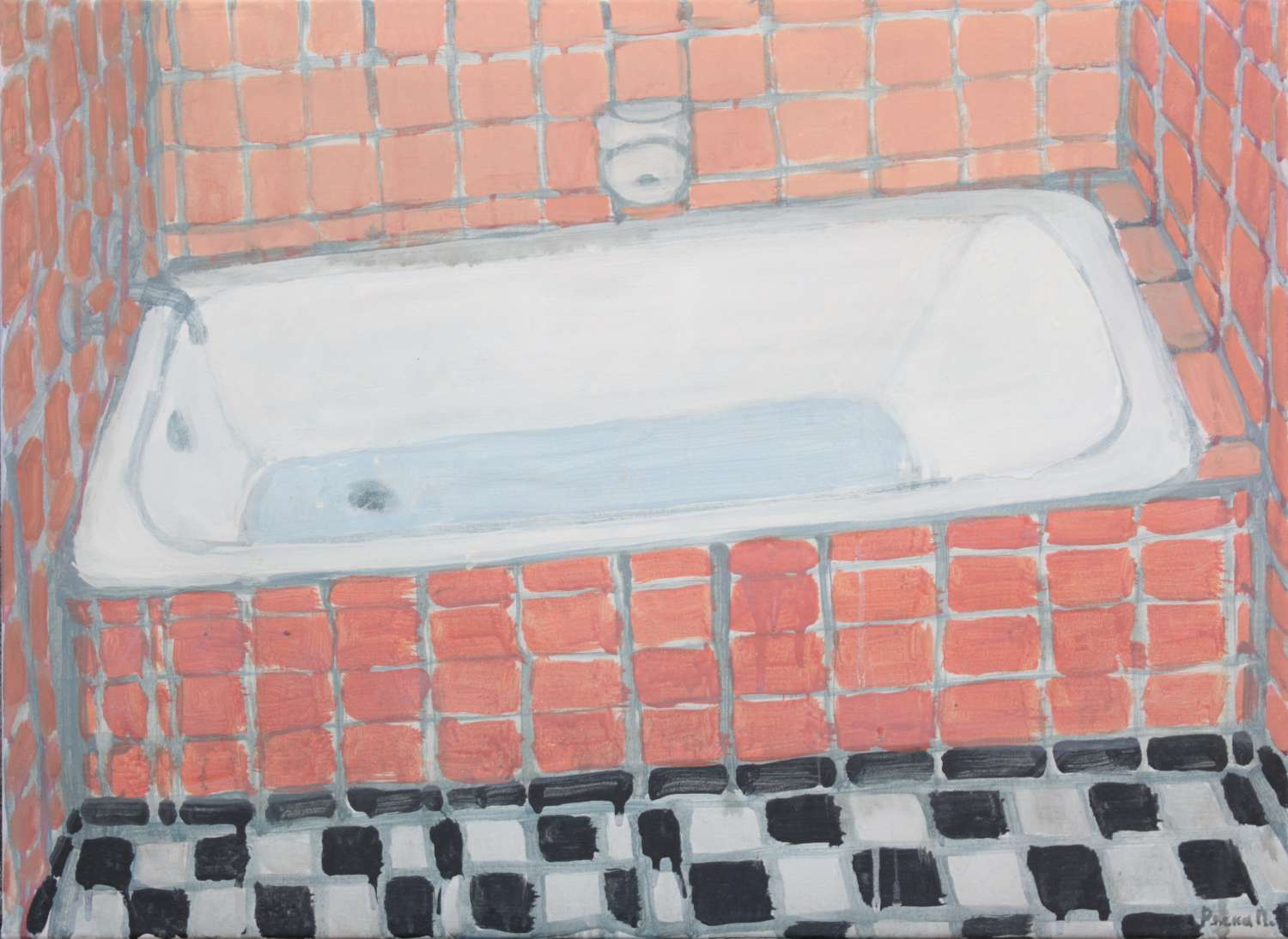 , ACCORDING TO HANNA SHE THINKS WELL WHEN LOOKING AT PLAIN CONCRETE