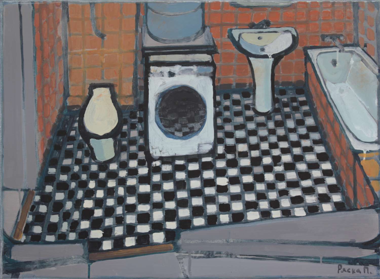 , ACCORDING TO HANNA SHE THINKS WELL WHEN LOOKING AT PLAIN CONCRETE