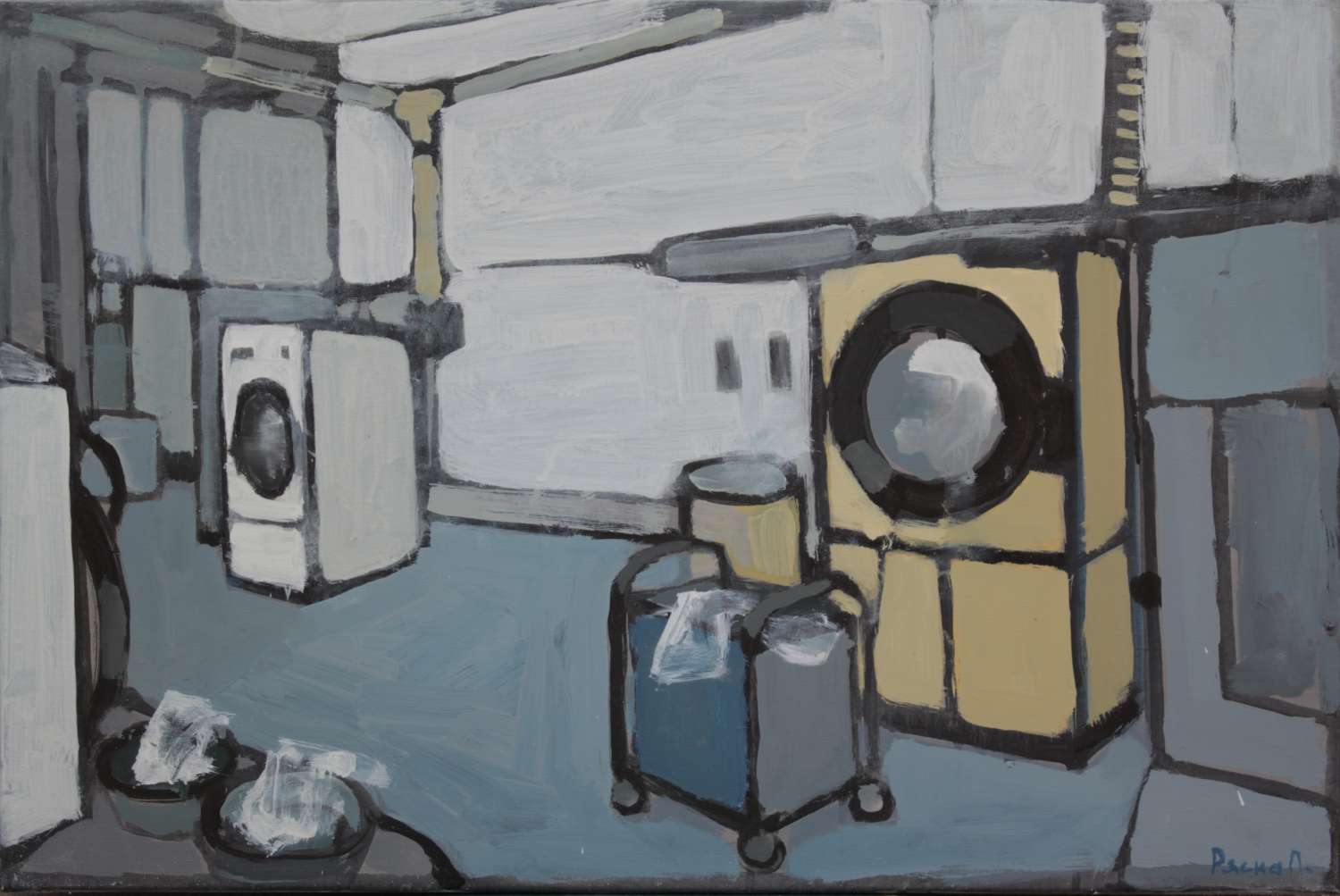 , ACCORDING TO HANNA SHE THINKS WELL WHEN LOOKING AT PLAIN CONCRETE